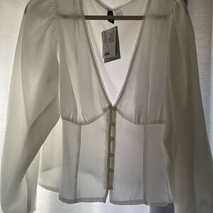 H&M Brand New Blouse with Tags Size XL